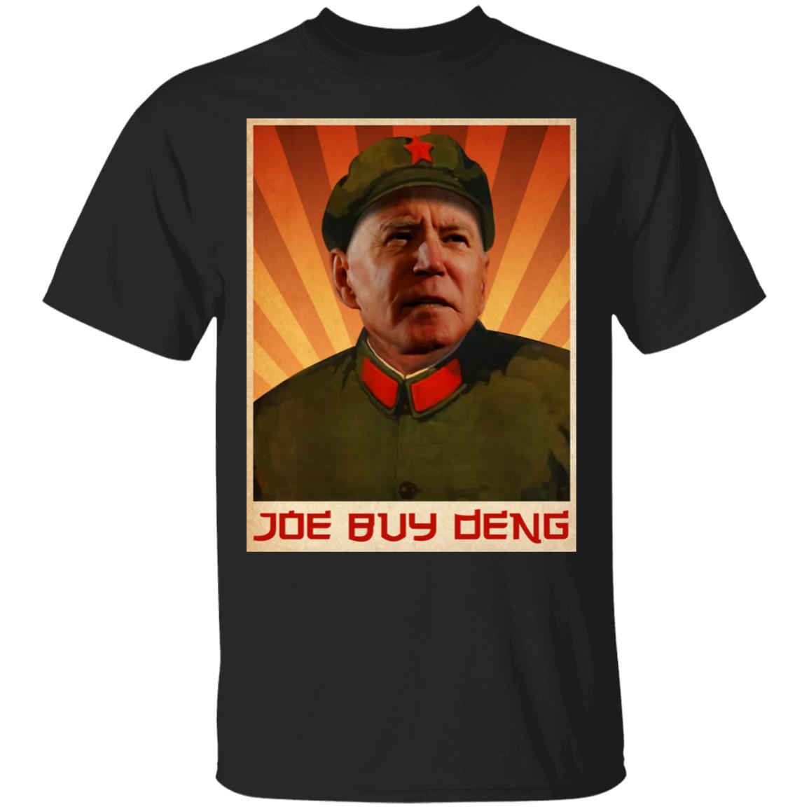 Joe Buy Deng Meme Joe Biden Beijing China T-shirt - Anti Biden Is Not My President Election Fraud Shirt, Black, Unisex T-Shirt