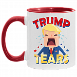 Trump Tears Funny Trump Lost Biden Won 2021 Presidential Election Accent Mug, White/Red, 11 oz. Accent Mug Trump Tears Funny Trump Lost Biden Won 2021 Presidential Election Accent Mug, White/Red, 11 oz. Accent Mug