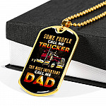 Some People Call Me Trucker The Most Important Call Me Dad Dog Tag Pendant Necklace - Dog Tag (Gold Plated) Some People Call Me Trucker The Most Important Call Me Dad Dog Tag Pendant Necklace - Dog Tag (Gold Plated)