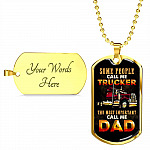 Some People Call Me Trucker The Most Important Call Me Dad Dog Tag Pendant Necklace - Dog Tag (Gold Plated) Some People Call Me Trucker The Most Important Call Me Dad Dog Tag Pendant Necklace - Dog Tag (Gold Plated)