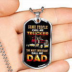 Some People Call Me Trucker The Most Important Call Me Dad Dog Tag Pendant Necklace - Dog Tag (Silver) Some People Call Me Trucker The Most Important Call Me Dad Dog Tag Pendant Necklace - Dog Tag (Silver)
