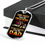 Some People Call Me Trucker The Most Important Call Me Dad Dog Tag Pendant Necklace - Dog Tag (Silver) Some People Call Me Trucker The Most Important Call Me Dad Dog Tag Pendant Necklace - Dog Tag (Silver)