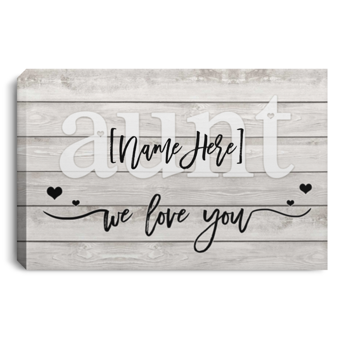 Personalized To My Aunt Gallery Wrapped Framed Canvas Prints - Unframed Poster - Home Decor Wall Art, White, 0.75'' Framed Canvas Personalized To My Aunt Gallery Wrapped Framed Canvas Prints - Unframed Poster - Home Decor Wall Art, White, 0.75'' Framed Canvas