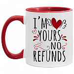 ACCENT MUG Template (OFFICIAL), White/Red, 11 oz. Accent Mug