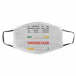 In Memoriam of the Countless Black Lives Lost to Police Brutality Washable Reusable Custom - Printed Cloth Face Mask Cover, White, Cloth Face Cover – Medium/Large