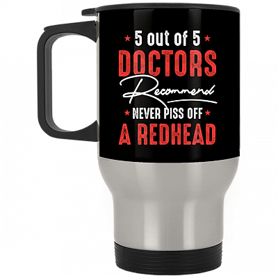 14 oz. Silver Travel Mug