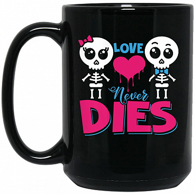 15 oz. Black Mug