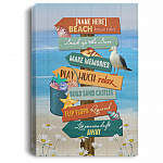 Personalized Beach House Sign Beach House Rules Soak up The Sun Make Memories Framed Canvas - Unframed Poster, White, 0.75'' Framed Canvas Personalized Beach House Sign Beach House Rules Soak up The Sun Make Memories Framed Canvas - Unframed Poster, White, 0.75'' Framed Canvas