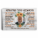 Personalized Photo Missing You Always You Never Said I'm Leaving You Framed Canvas Prints - Unframed Poster, White, 0.75'' Framed Canvas Personalized Photo Missing You Always You Never Said I'm Leaving You Framed Canvas Prints - Unframed Poster, White, 0.75'' Framed Canvas