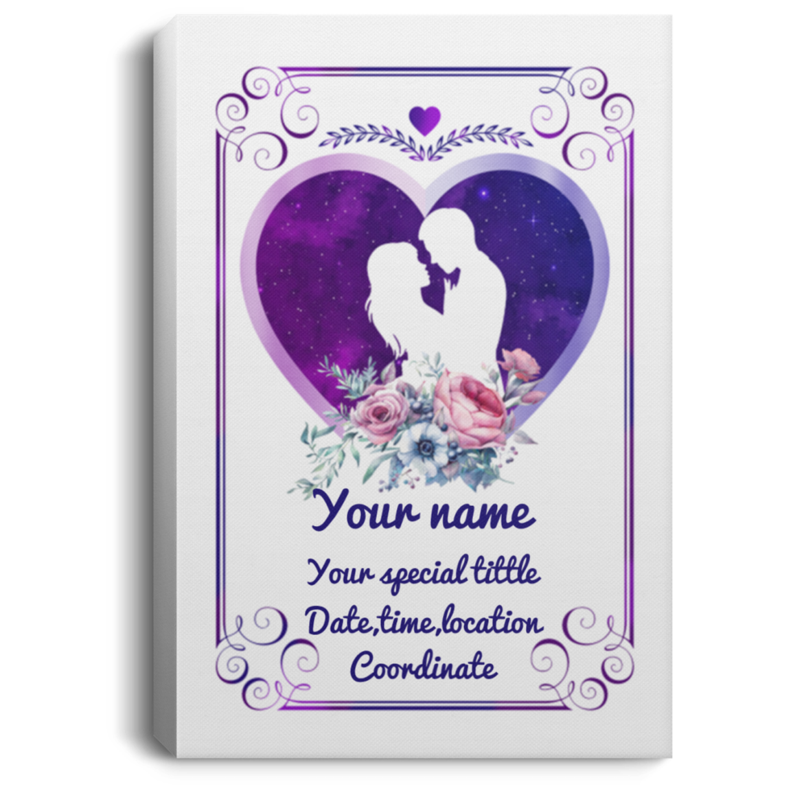 Personalized Star Constellation Gallery Wrapped Framed Canvas Prints-Unframed Poster-Home Decor Wall Art, White, 0.75'' Framed Canvas Personalized Star Constellation Gallery Wrapped Framed Canvas Prints-Unframed Poster-Home Decor Wall Art, White, 0.75'' Framed Canvas
