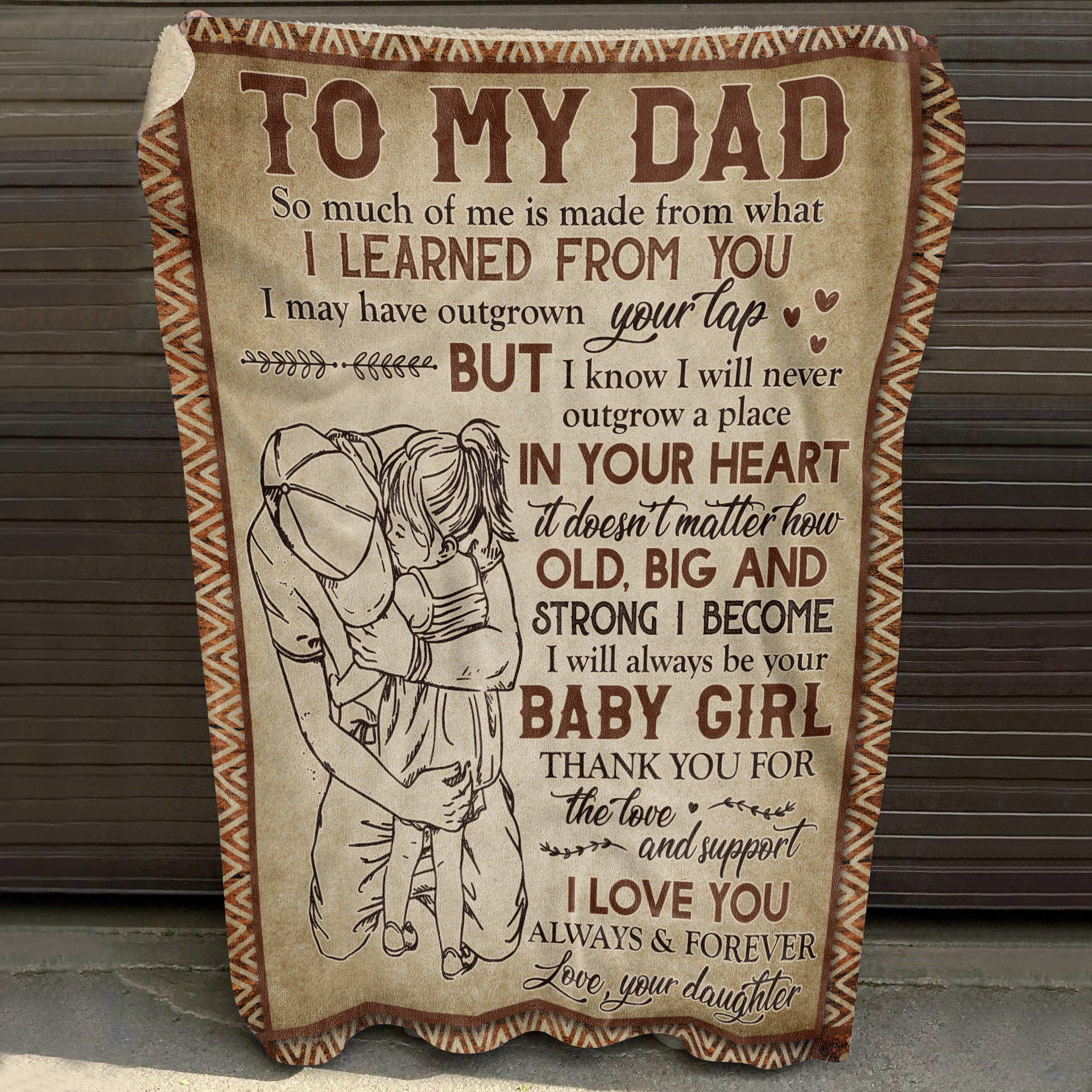 5O_ To My Dad So Much Blanket DAUGHTER (2) Blanket Mockup 10