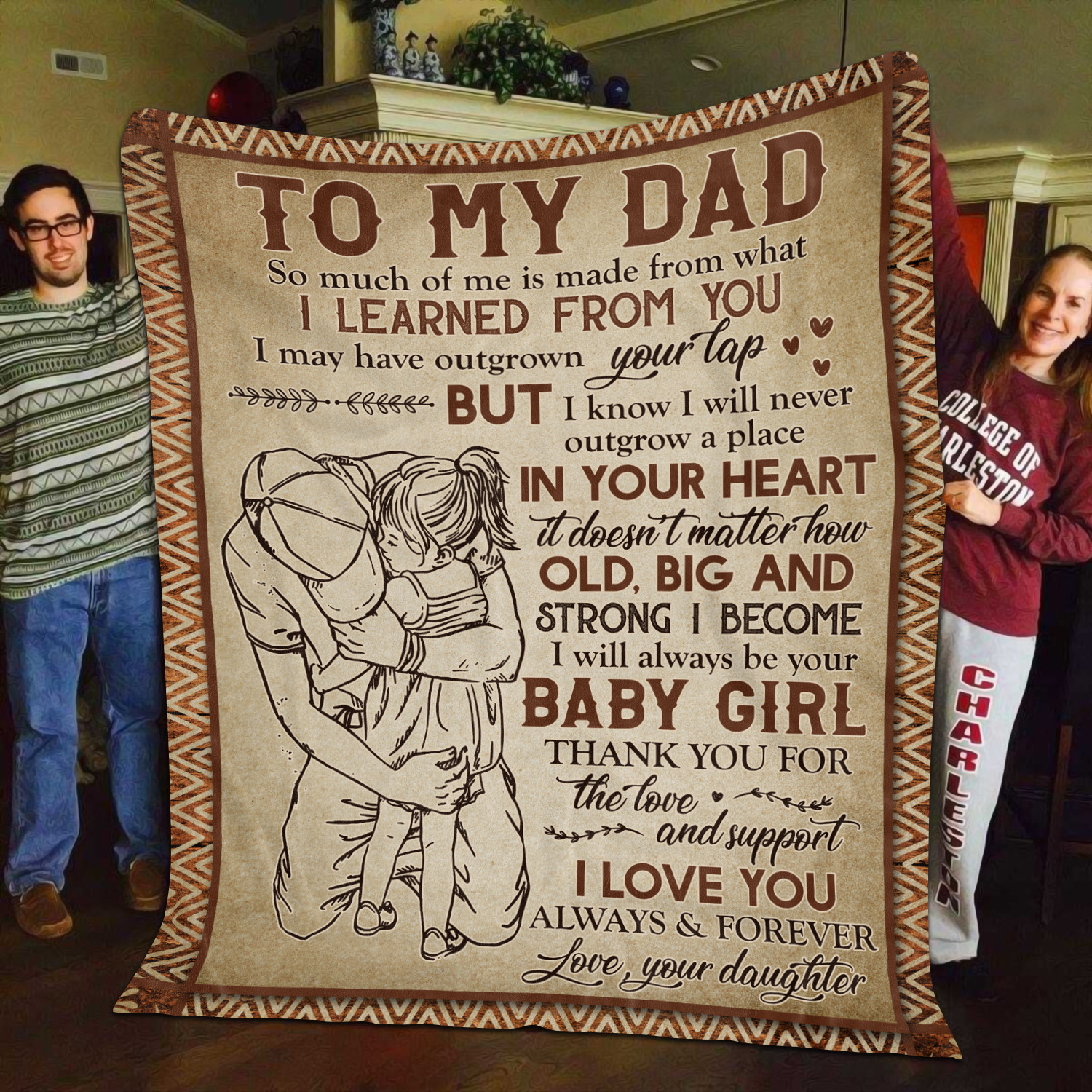 5O_ To My Dad So Much Blanket DAUGHTER (2) Blanket Mockup 11