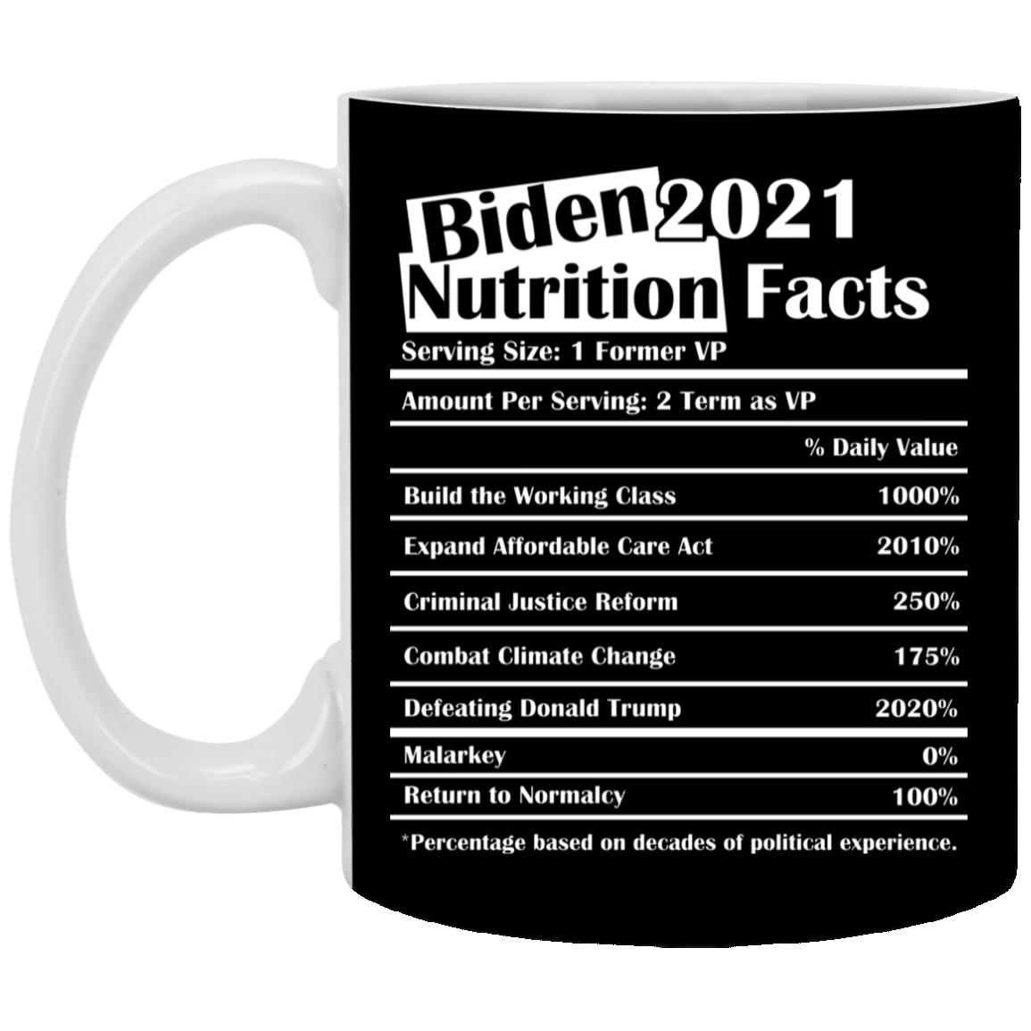Biden Mug, Black, 11 oz. White Mug Biden Mug, Black, 11 oz. White Mug