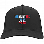 We Just Did 46 Twill Cap, Black, Twill Cap
