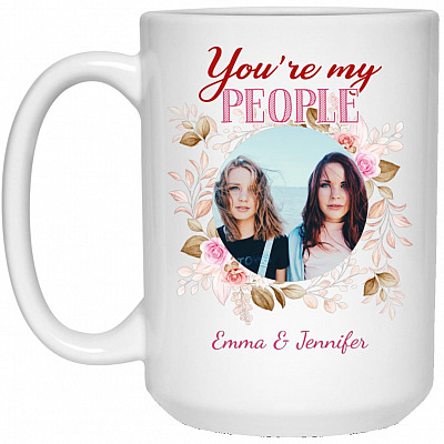 15 oz. White Mug