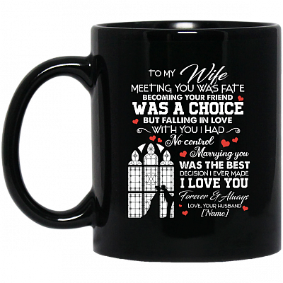 11 oz. Black Mug
