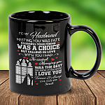 Personalized To My Husband Meeting You Was Fate Becoming Your Friend Was A Choice Ceramic Coffee Mug - Beer Stein
