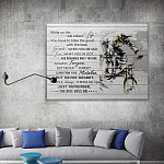 mock up poster with vintage hipster loft interior background, 3D