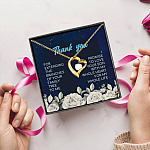 3HP. Extending The Branches Forever Love Necklace (Gold) 5