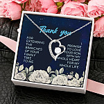 3HP. Extending The Branches Forever Love Necklace (Silver) 4
