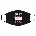 Byedon White House Grand Reopening Presidential Inauguration Day Washable Reusable Face Mask, White, Cloth Face Cover – Medium/Large