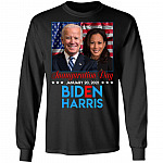Joe Biden Kamala Harris Hoodie, Black, Long Sleeve