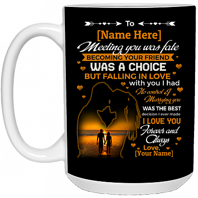 15 oz. White Mug