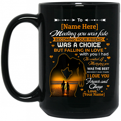 15 oz. Black Mug