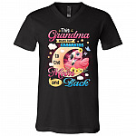 3005 Unisex Jersey SS V-Neck T-Shirt, Black, V-Neck T-Shirt