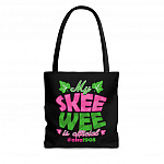 Kamala Harris My Skee Wee Is Official Aka Sorority 1908 All Over Print Tote Bag – Shoulder Bag