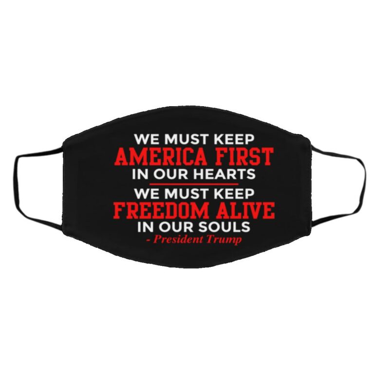 FMA Med/Lg Face Mask, Black, Cloth Face Cover – Medium/Large