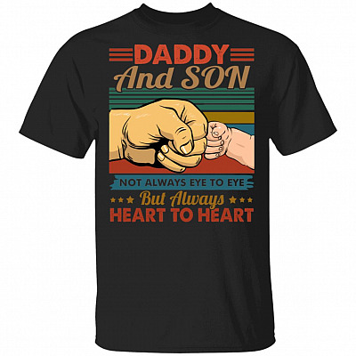 Daddy & SON, Black, Unisex T-Shirt