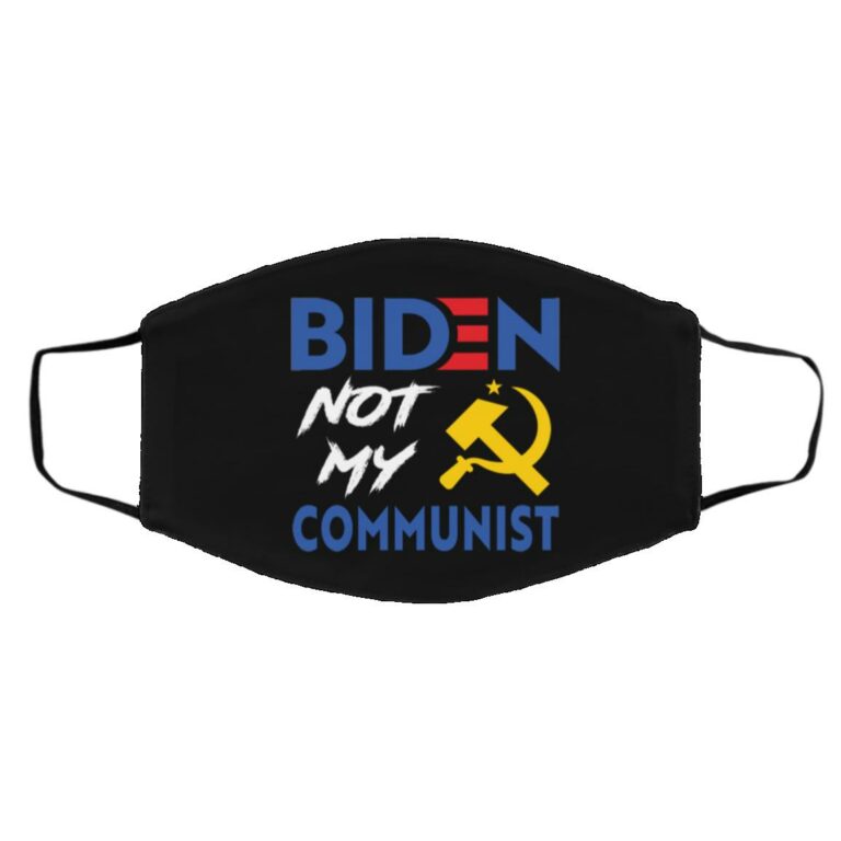 My Communist mask (1), Black, Cloth Face Cover – Medium/Large