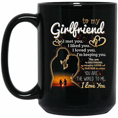15 oz. Black Mug