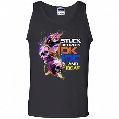 Stuck Tank, Black, Unisex Tank Top