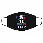 Miss Me yet Mask, White, Cloth Face Cover – Medium/Large