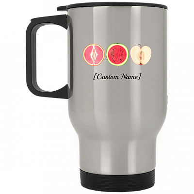 14 oz. Silver Travel Mug