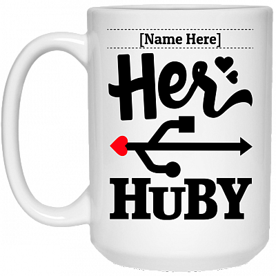 15 oz. White Mug