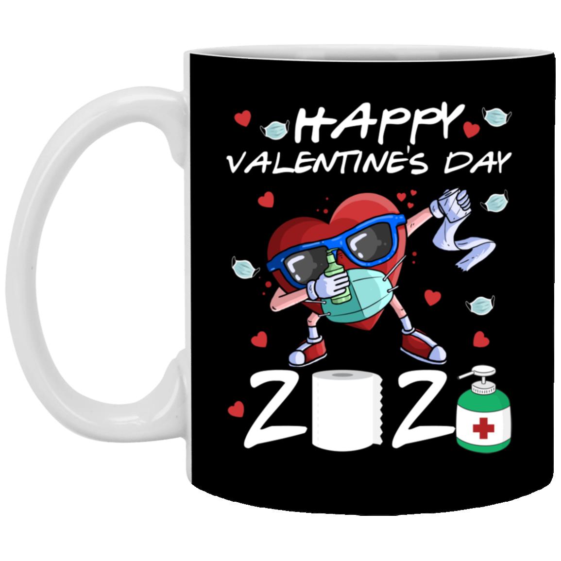 Heart Mug, Black, 11 oz. White Mug Heart Mug, Black, 11 oz. White Mug