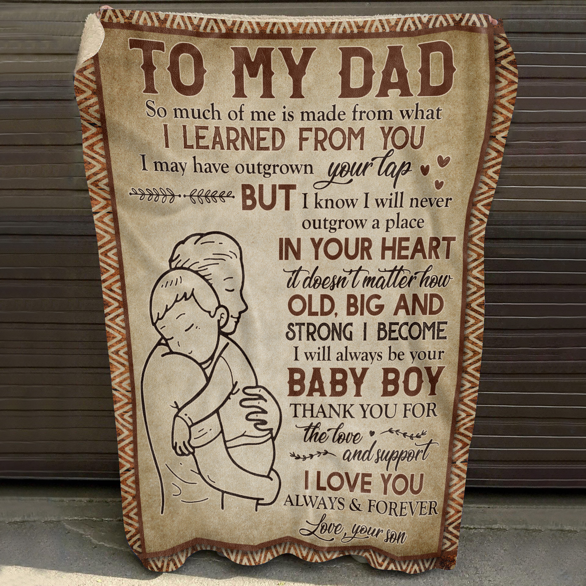 5O_ To My Dad So Much Blanket SON (7) Blanket Mockup 10