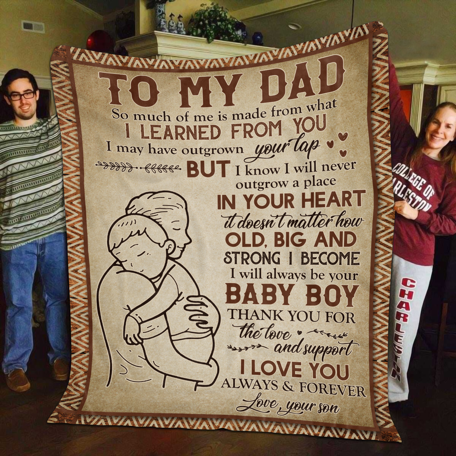 5O_ To My Dad So Much Blanket SON (7) Blanket Mockup 11