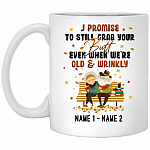 Personalized I Promise to, White, 11 oz. White Mug