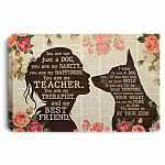 German Shepherd You Are Not Just A Dog You Are My Sanity Wrapped Framed Canvas Prints - Unframed Poster, White, 0.75'' Framed Canvas