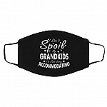 I Don't Spoil My Grandkids I'm Mask, Black, Cloth Face Cover – Medium/Large