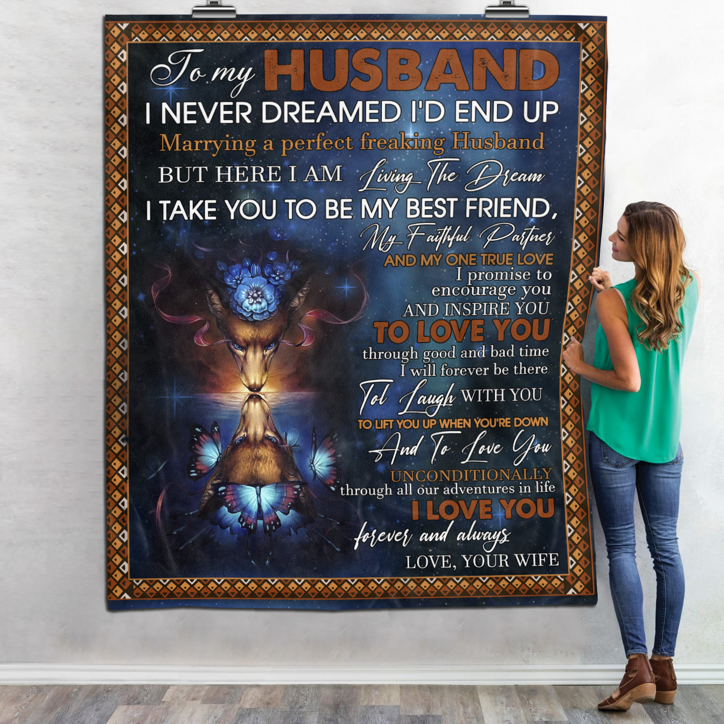 1KNG. End up(9) Blanket Mockup 6