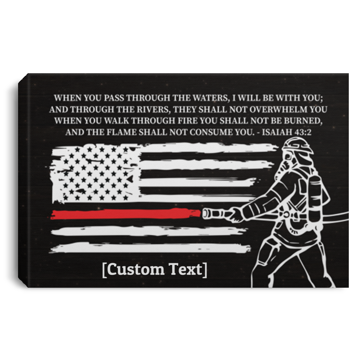 Customized Through The Water I Will Be With You Framed Canvas Prints - Unframed Poster - Home Decor Wall Art, White, 0.75'' Framed Canvas Customized Through The Water I Will Be With You Framed Canvas Prints - Unframed Poster - Home Decor Wall Art, White, 0.75'' Framed Canvas