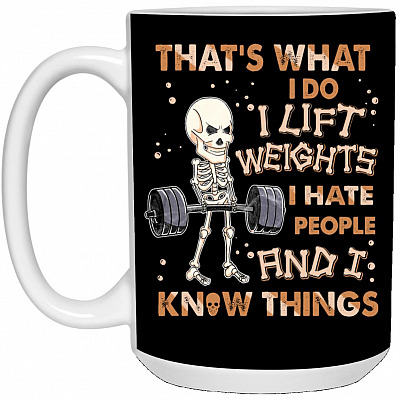 15 oz. White Mug