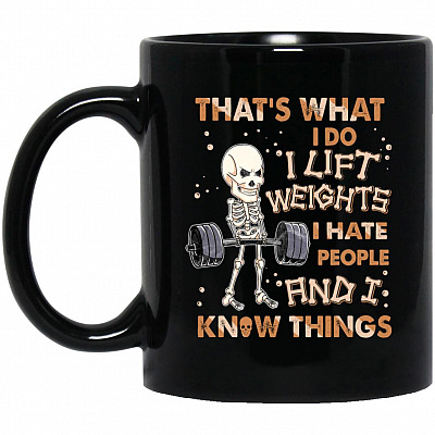 11 oz. Black Mug