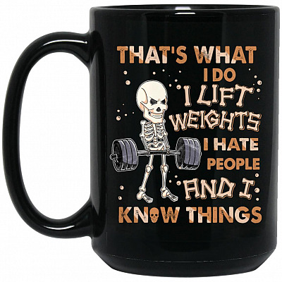 15 oz. Black Mug