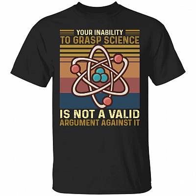 Science Shirt, Black, Unisex T-Shirt